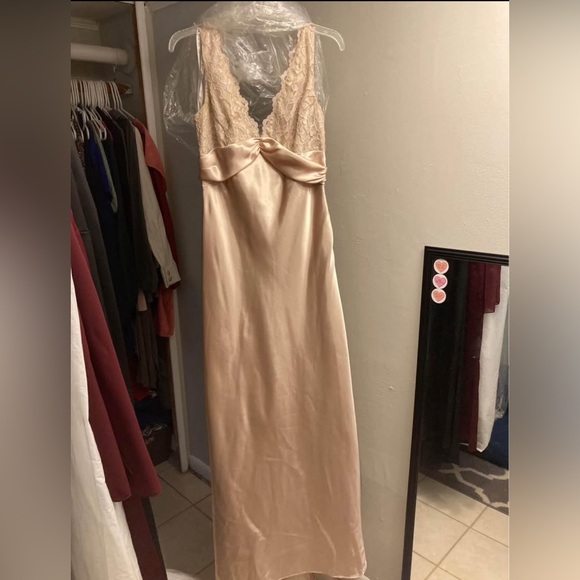 Champagne color gown - Picture 1 of 10